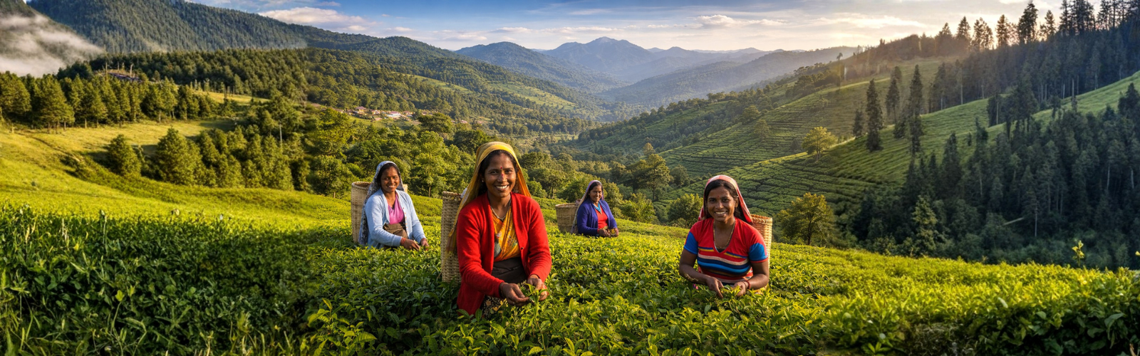 tea plucking